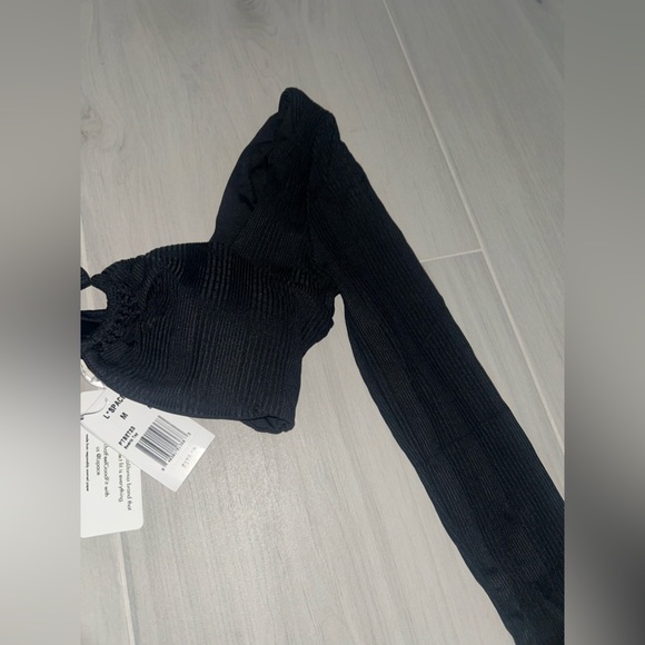 L*SPACE Beatrix Long Sleeve Swim Top Size M - Picture 6 of 9